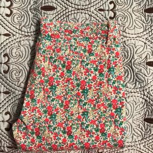Floral jeans